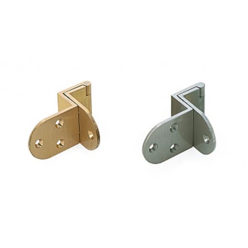 Brass Overlay Door Angle Hinge